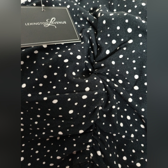 [5x$20] New Black and White Polka Dots Top / 3X - Picture 8 of 8